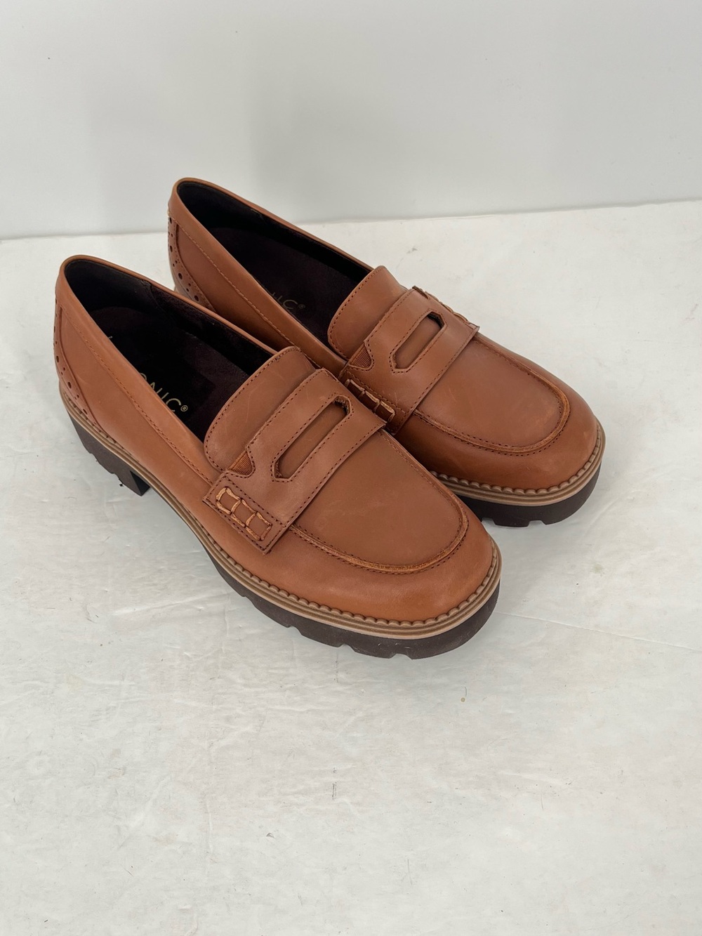 Vionic Francisco Fillmore Lug Sole Penny Loafers Size 7 - Picture 1 of 8